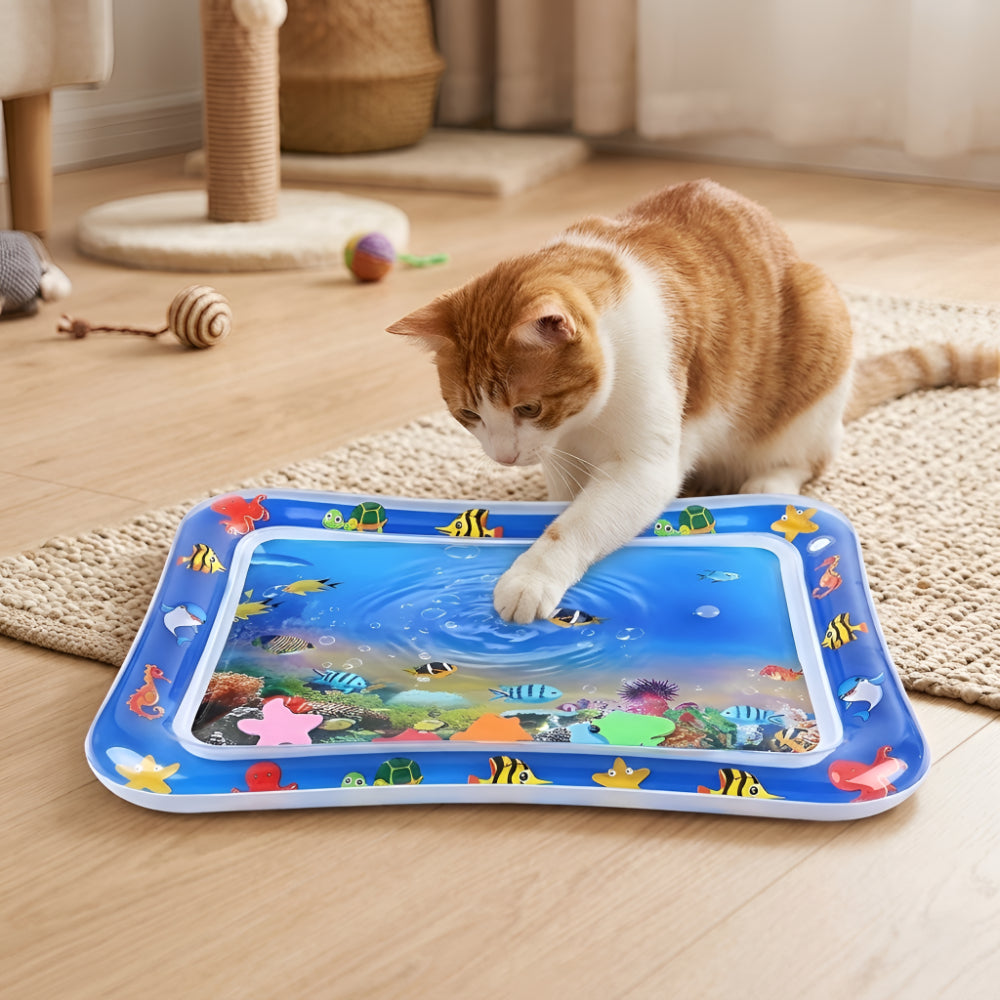 Cat Toy Interactive Water Mat Pet Activity Pad