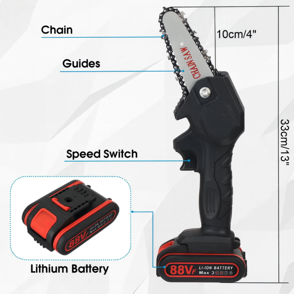 Chainsaw Cordless Mini Pruning Cutter Tool