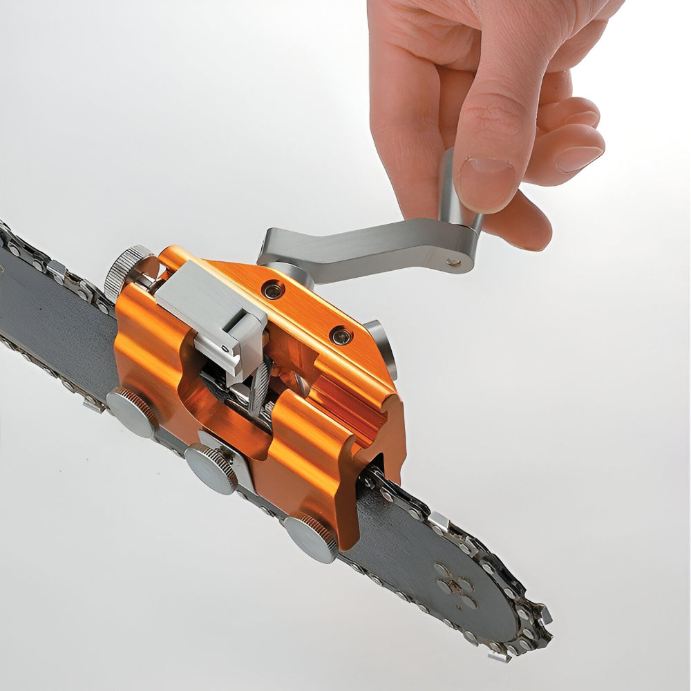 Chainsaw Sharpener Jig Guide Clamp Precision Chain Grinding Tool