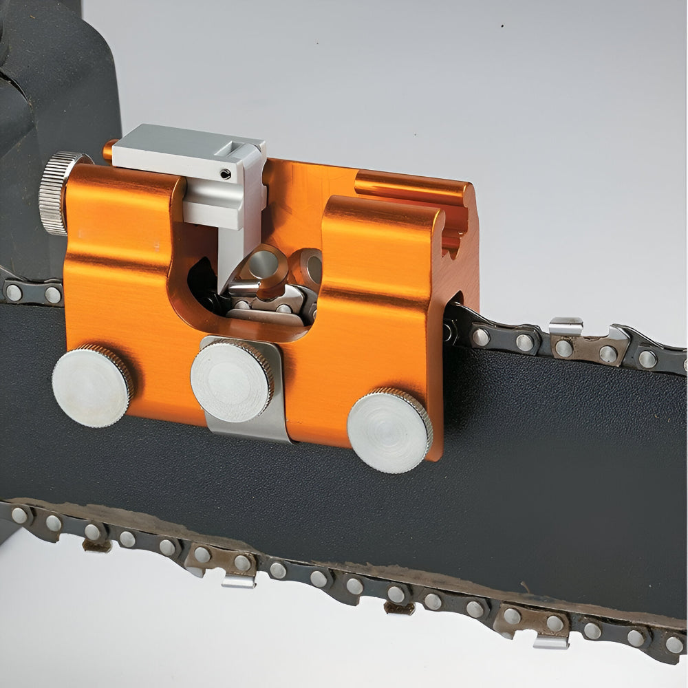 Chainsaw Sharpener Jig Guide Clamp Precision Chain Grinding Tool