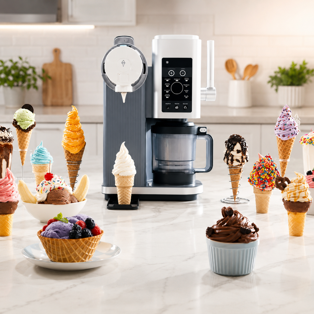 Ice Cream Maker Frozen Yogurt Machine Sorbet Kitchen