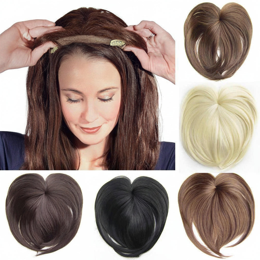 Hair Topper Clip In Volume Covering Thinning Hair Natural Look