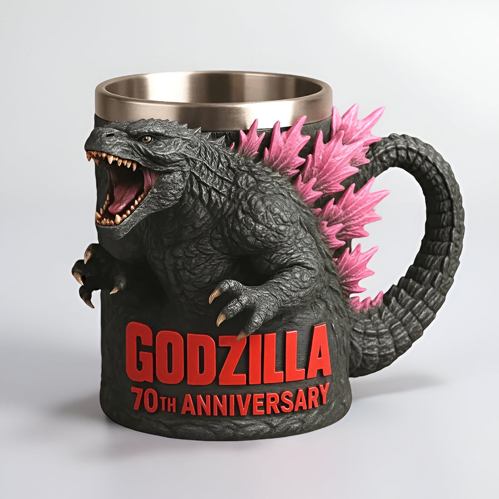 Coffee Mug Monster Figure 3D Sculpted Ceramic Drinkware