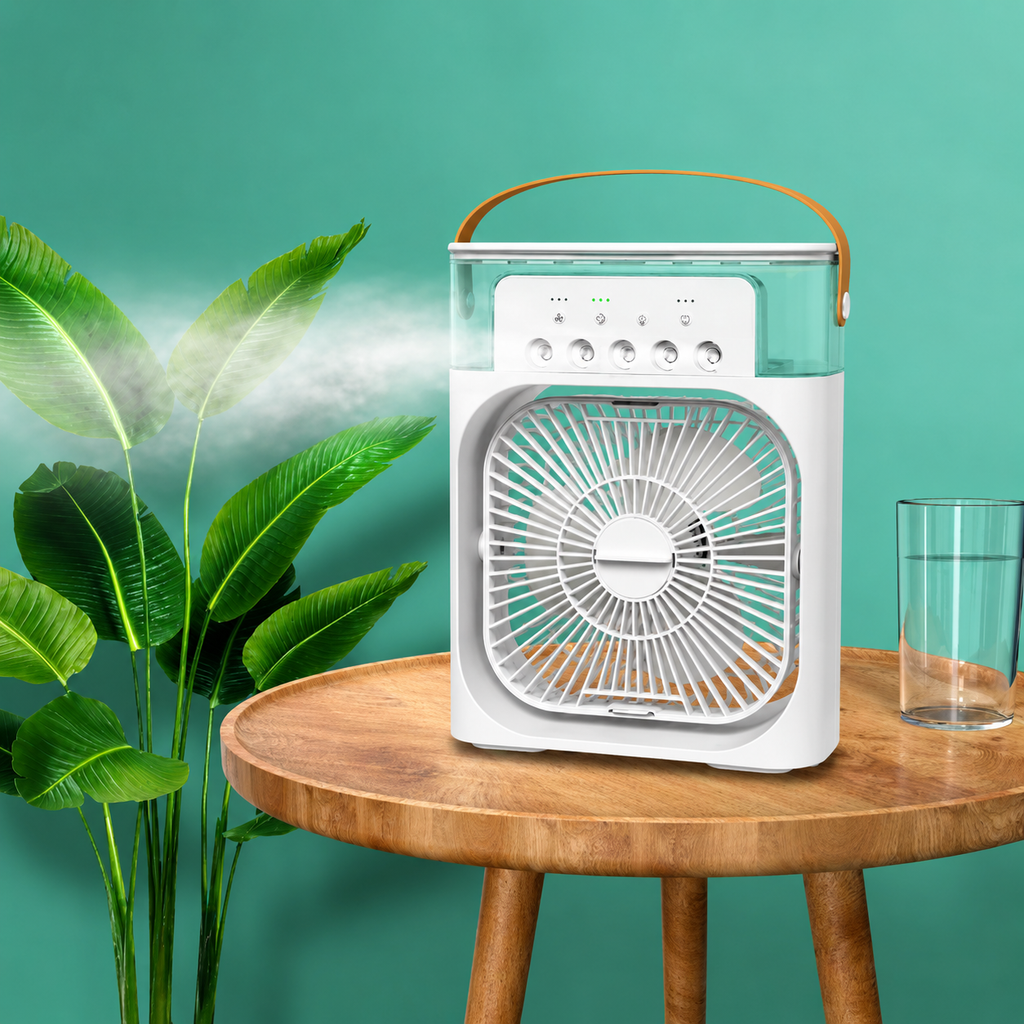 Cooling Portable Air Conditioner Remote Control Compact Fan