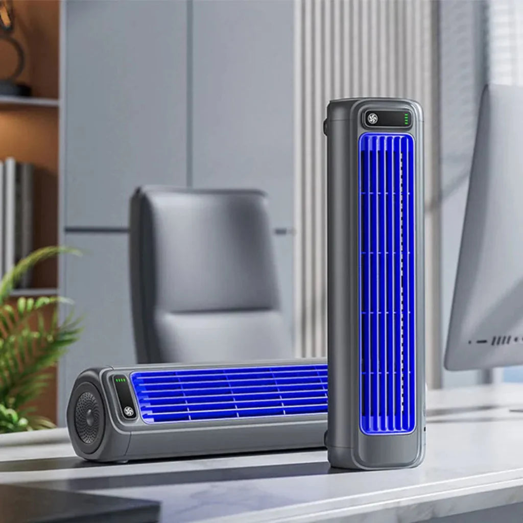 Tower Fan Desktop Portable Quiet Air Circulator Cooling Fan