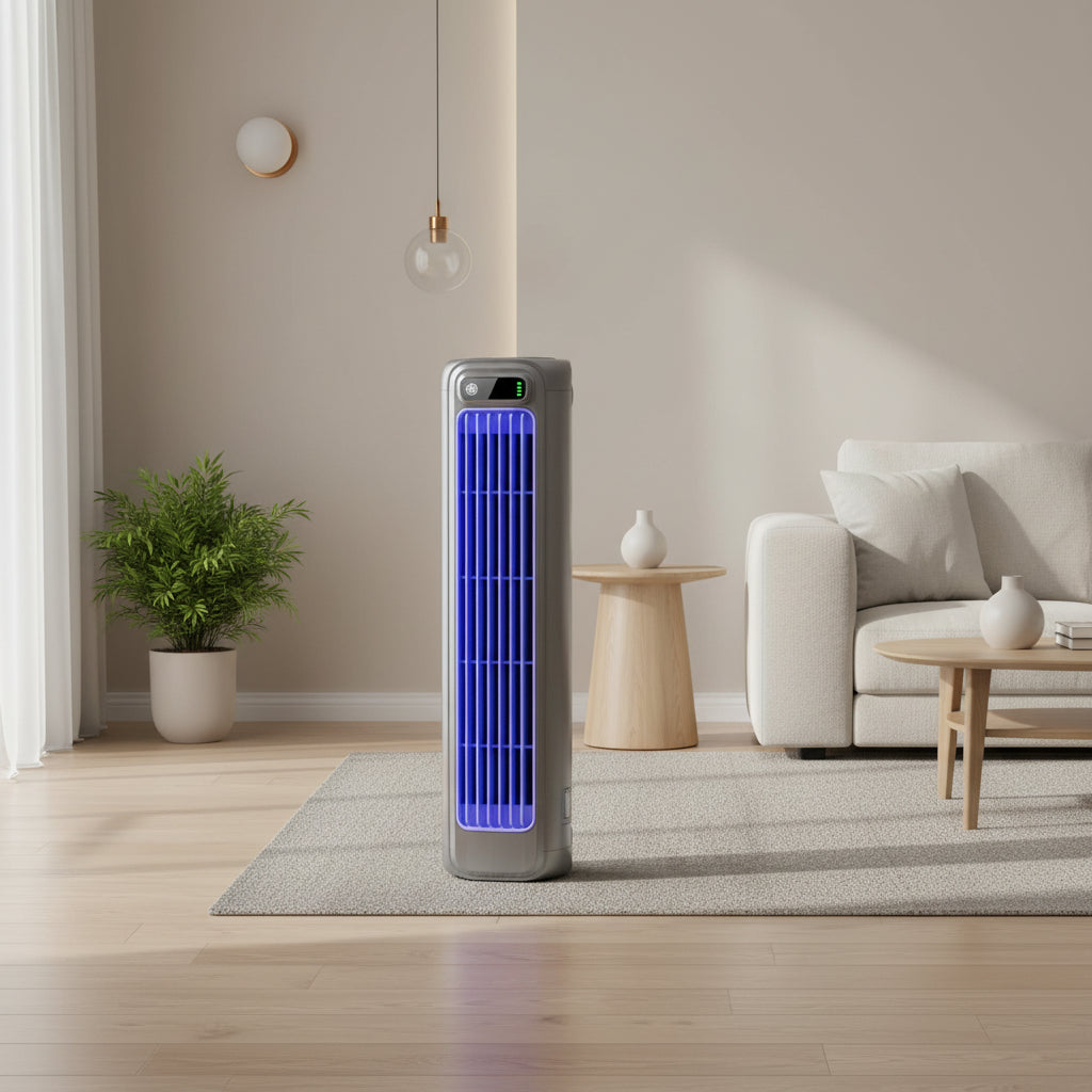 Tower Fan Desktop Portable Quiet Air Circulator Cooling Fan