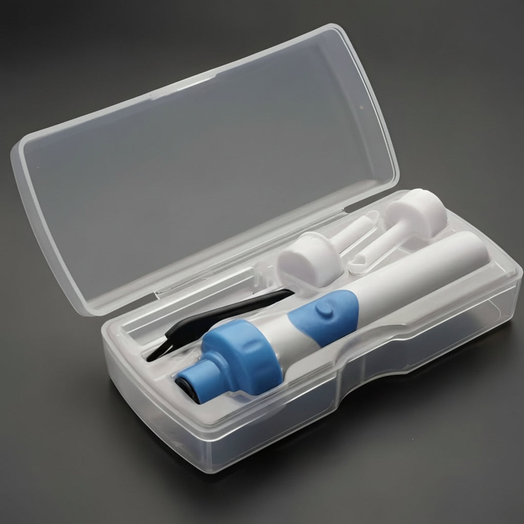 Ear Cleaner Electric Suction Silicone Tip Gentle Wax Removal Tool