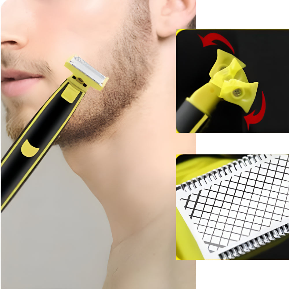 Electric Shaver Body Hair Trimmer USB Rechargeable