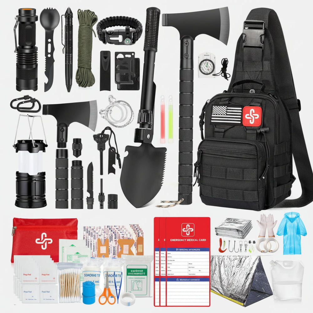 Emergency Survival Kit First Aid Tools Gear Disasters