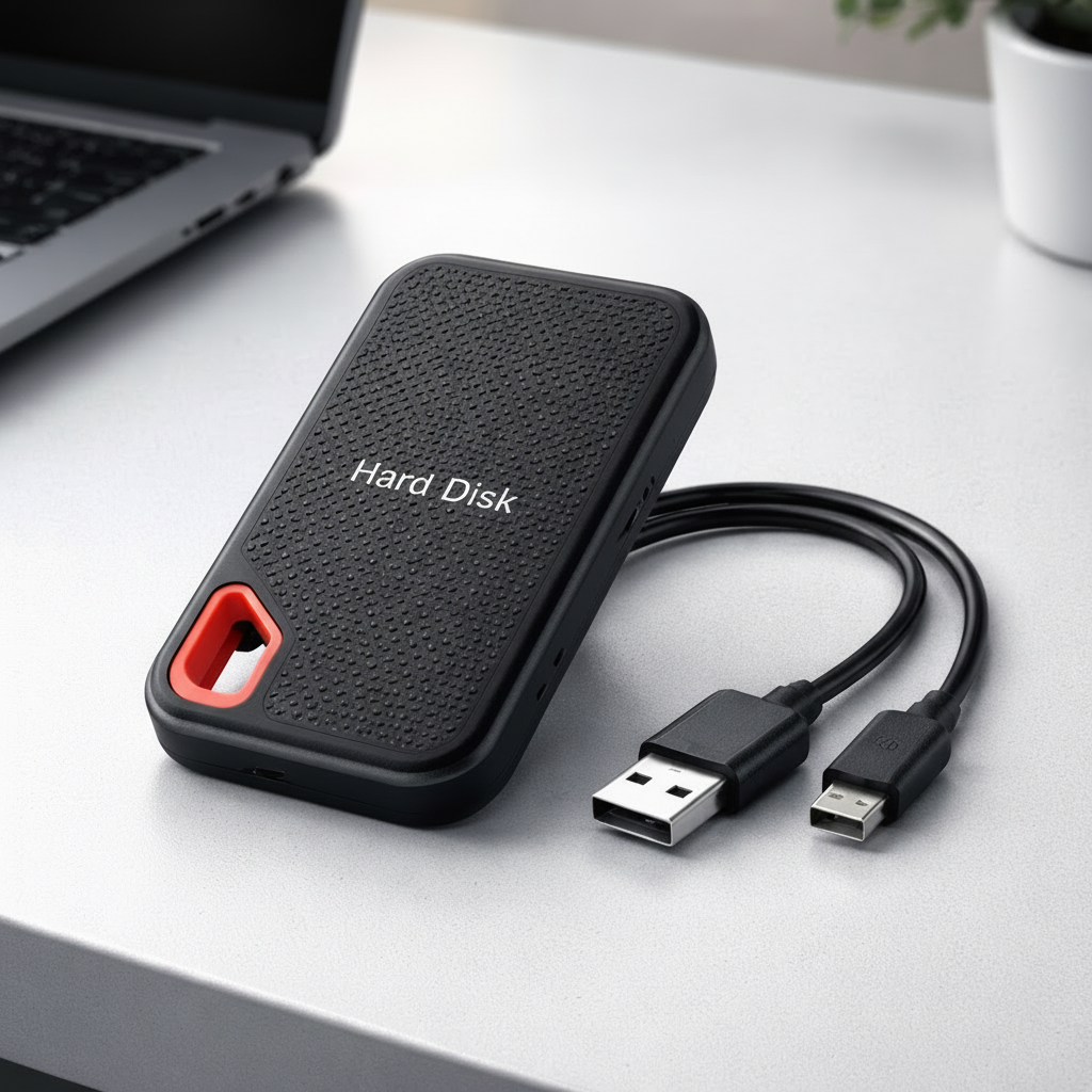 External Hard Drive Portable SSD High Speed USB C Storage