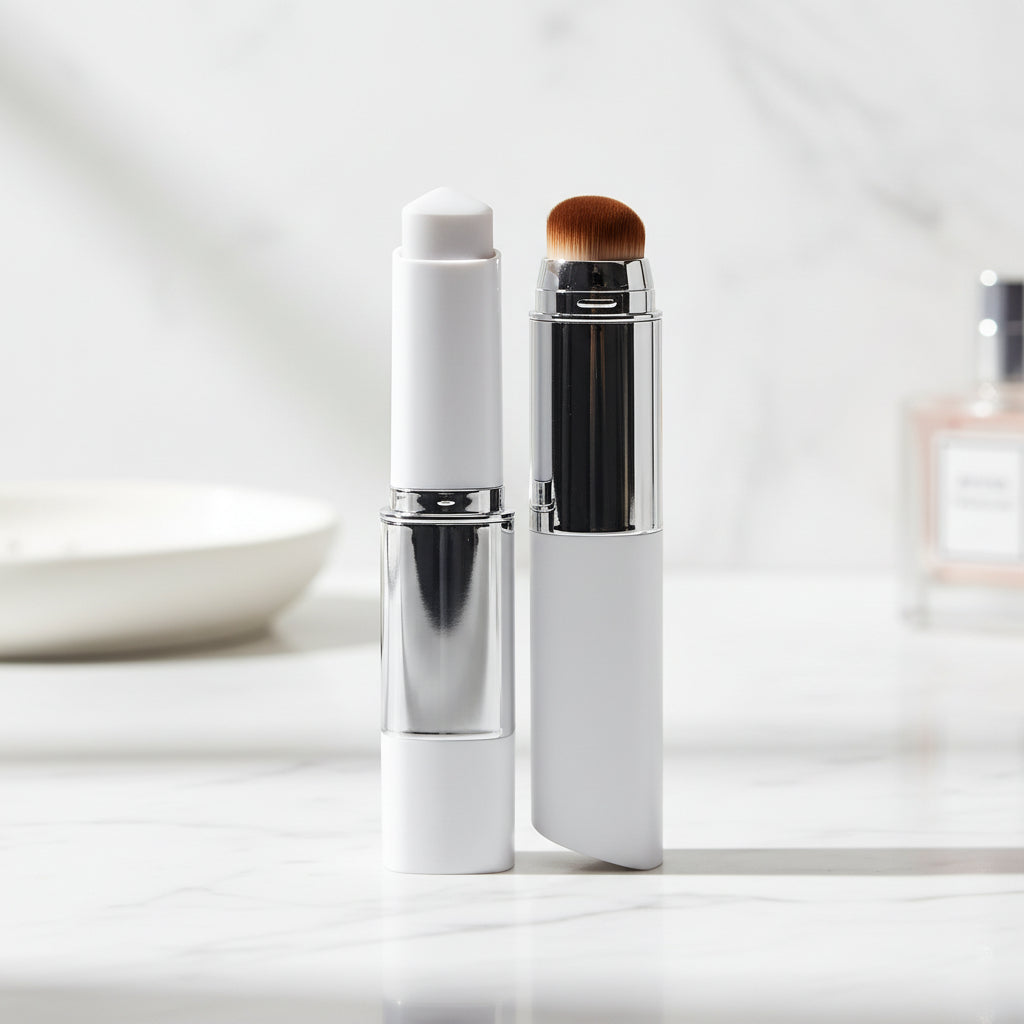 Foundation Stick Color Changing Hydrating Cream Makeup Soft Brush
