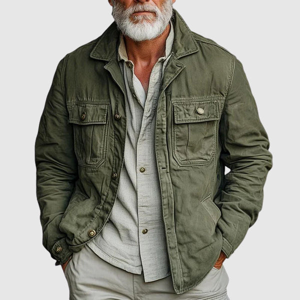 Enhanced Product Title: Felix Grant Legacy Men's Cargo Jacket - Stylish, Functional Outdoor Wear for Adventure and Everyday Use