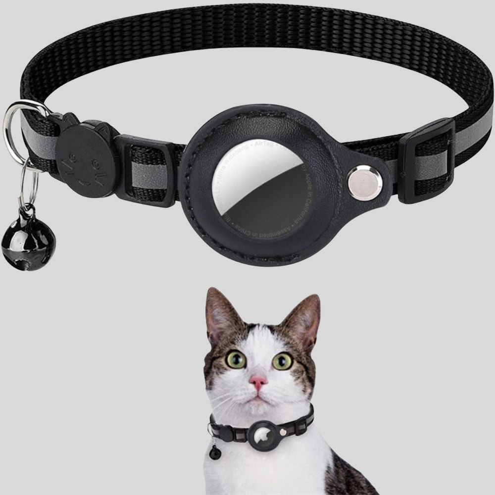 Cat Collar GPS Holder Reflective Breakaway Adjustable Strap