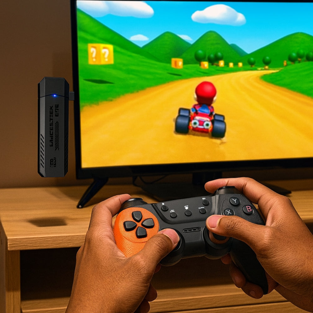 Gaming Console Wireless TV Retro System Dual Controller Setup