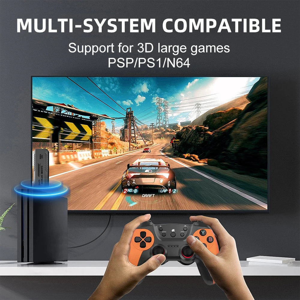 Gaming Console Wireless TV Retro System Dual Controller Setup
