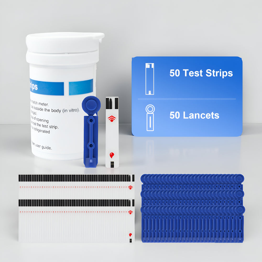 Glucose Monitor Kit Digital Blood Sugar Test Meter Device