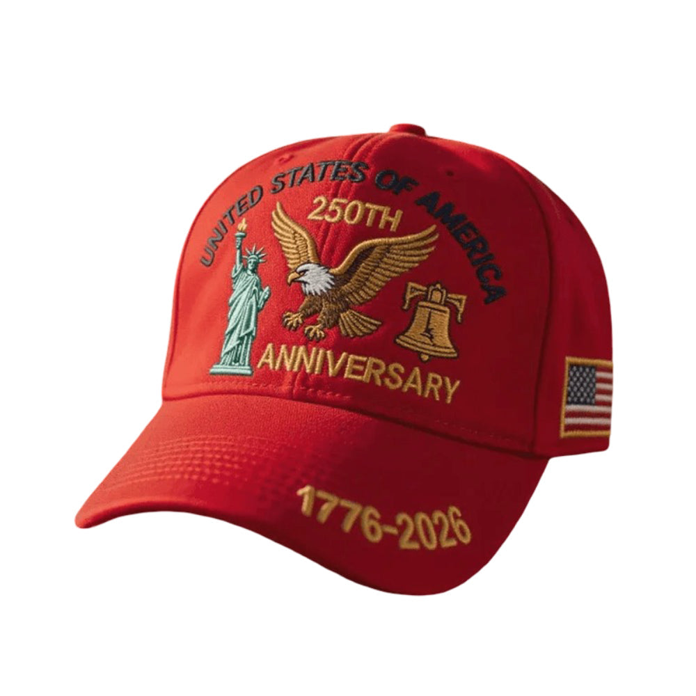 Men's Hat Veterans Baseball Cap Commemorative Patriotic Design