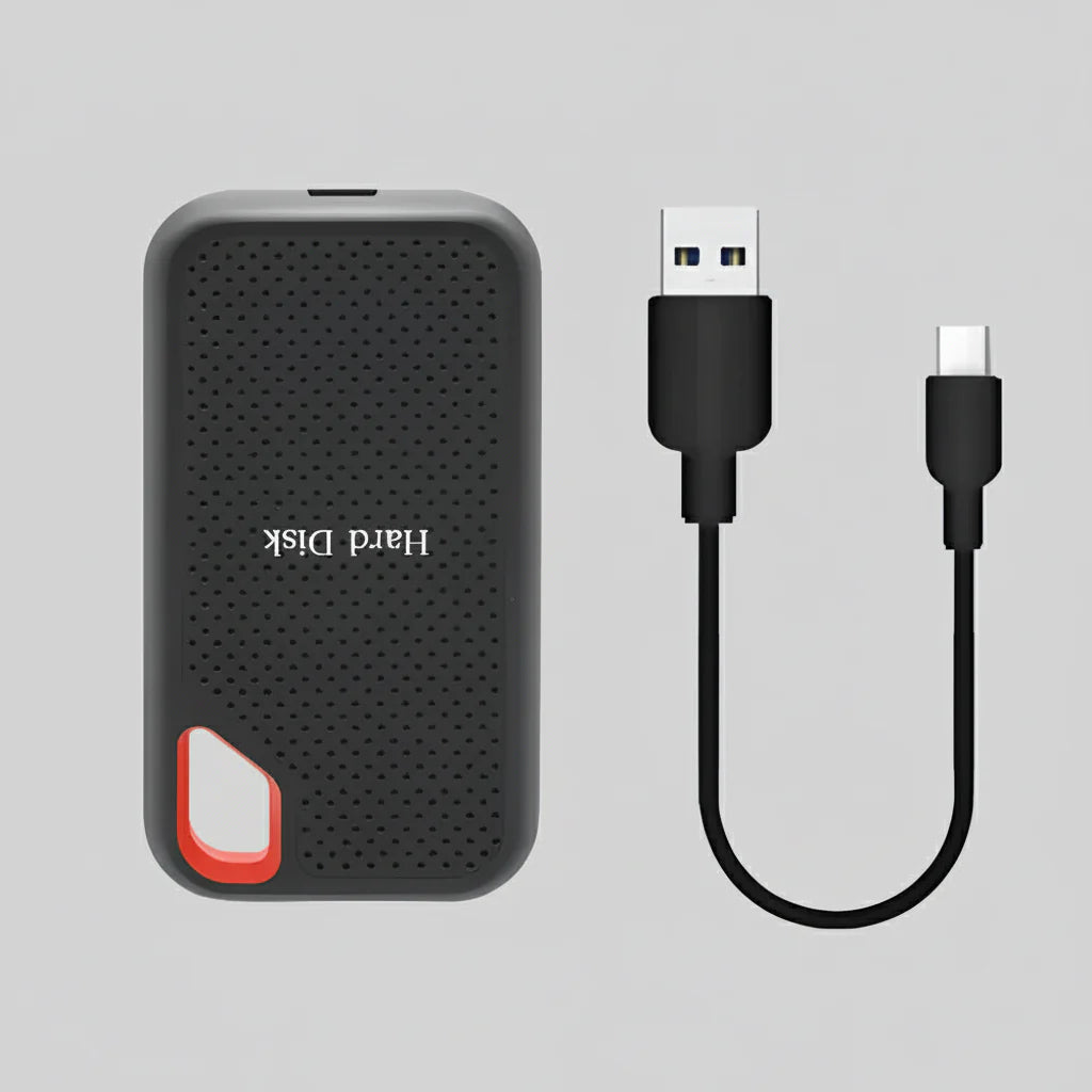 External Hard Drive Portable SSD High Speed USB C Storage