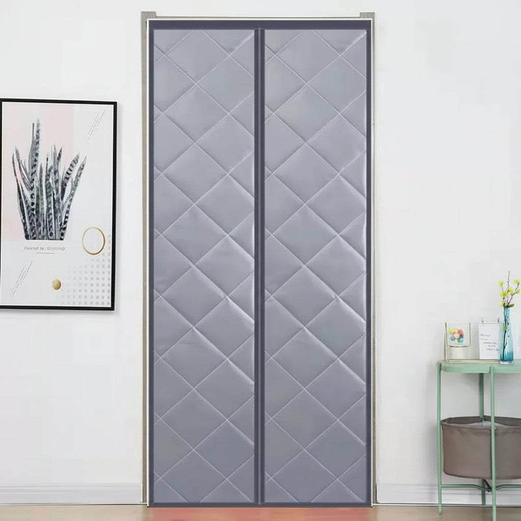 Magnetic Door Curtain Insulated Thermal Door Cover Draft Blocker