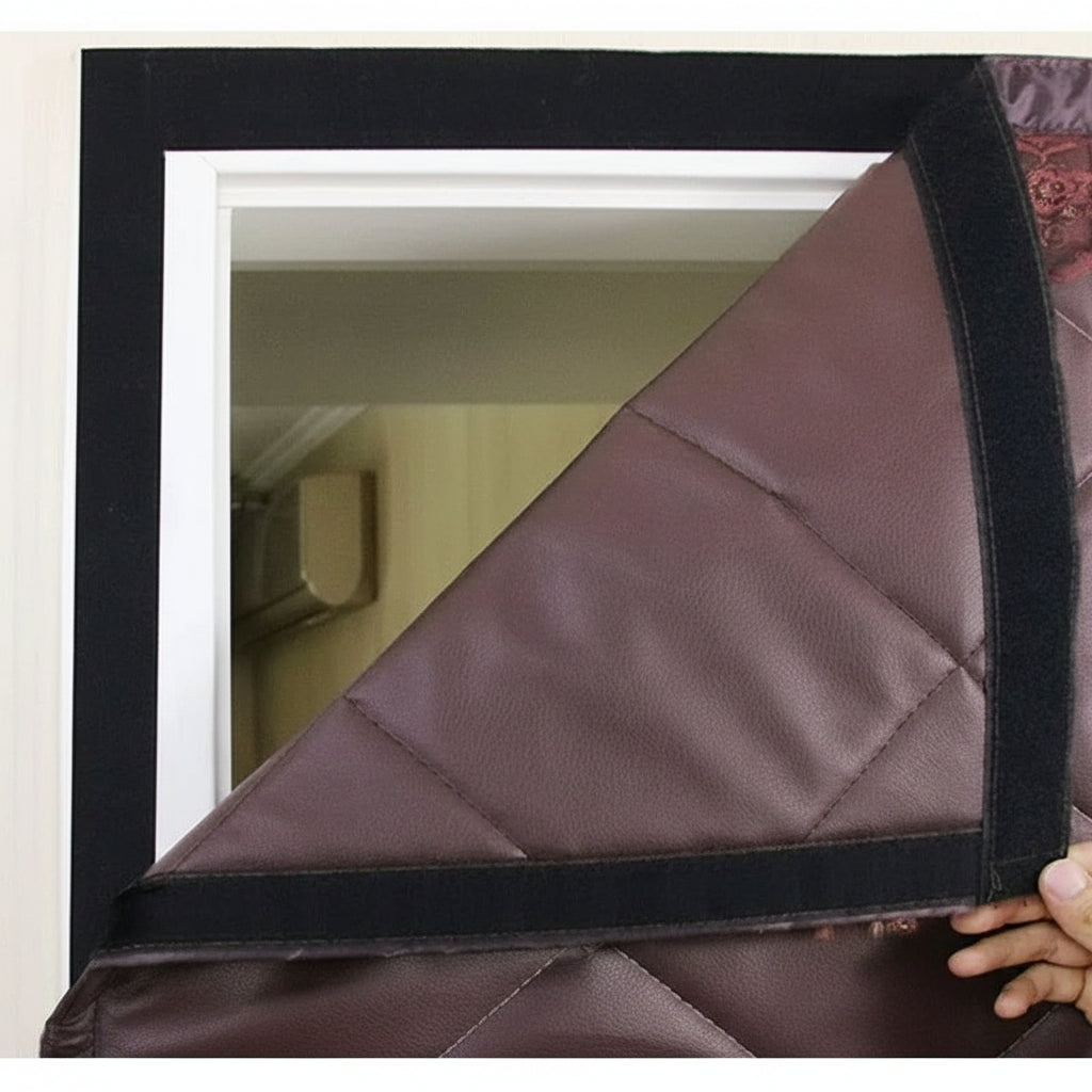 Magnetic Door Curtain Insulated Thermal Door Cover Draft Blocker