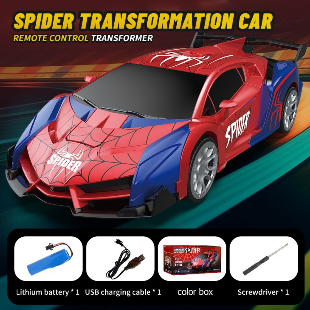 RC Car Kids Toy Transforming Robot Remote Control Vehicle Model