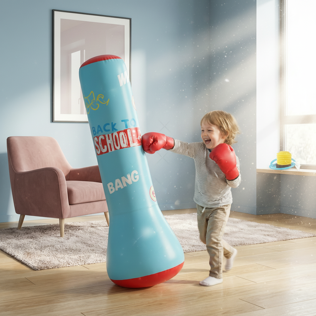 Kids Inflatable Punching Bag Water Base
