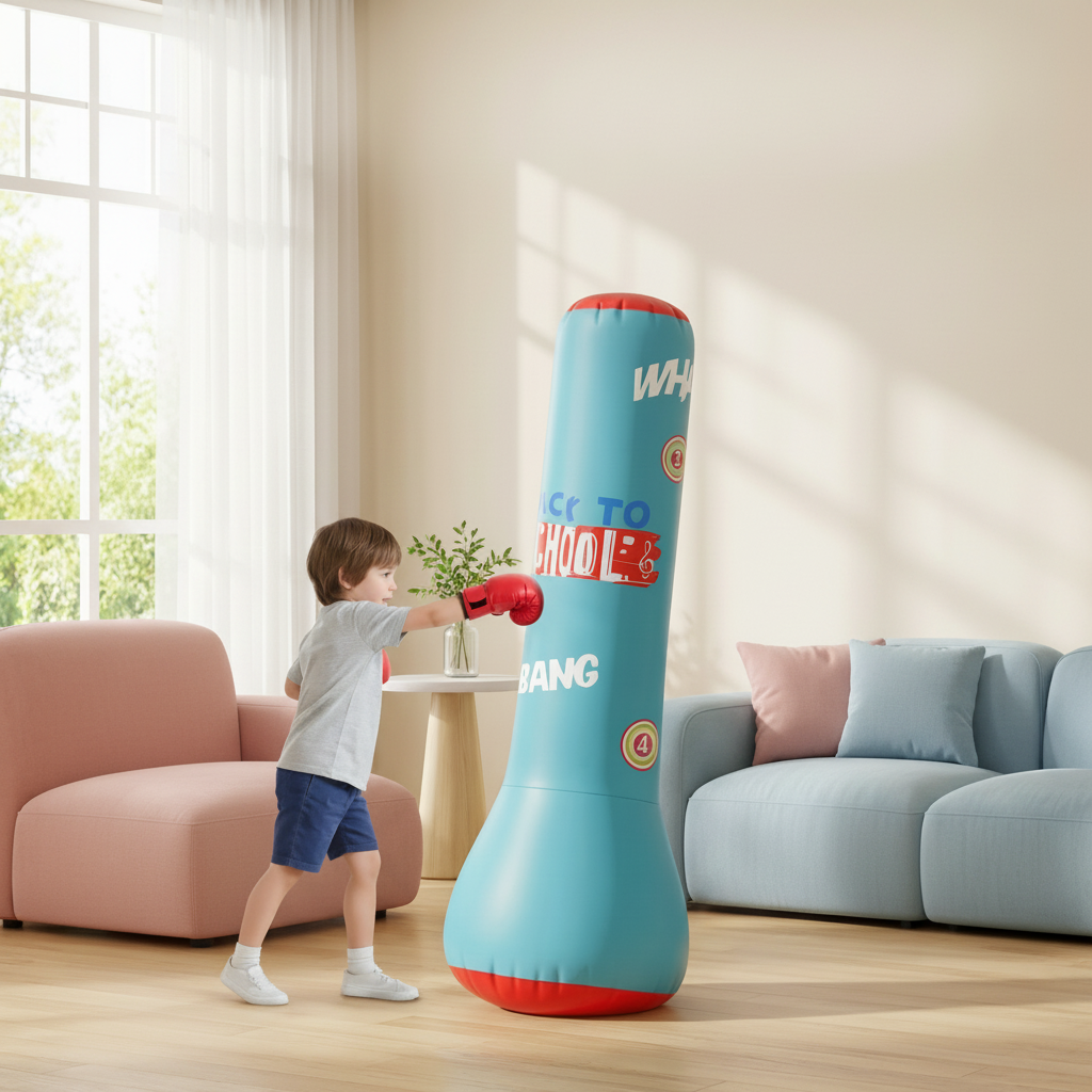 Kids Inflatable Punching Bag Water Base