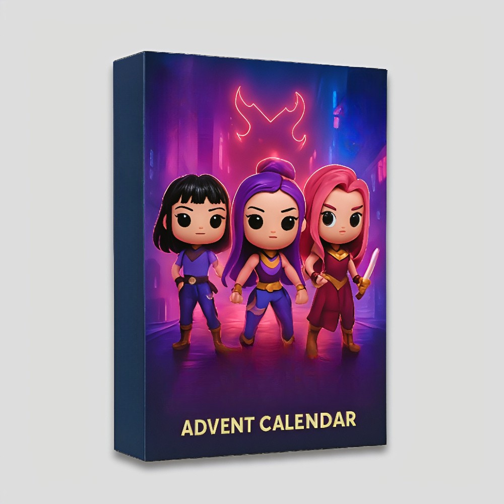 Anime K Pop Advent Calendar Countdown Gift Figures Set