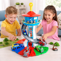 Kids Toys Car Playset Slide Tower Track Toy Vehicles