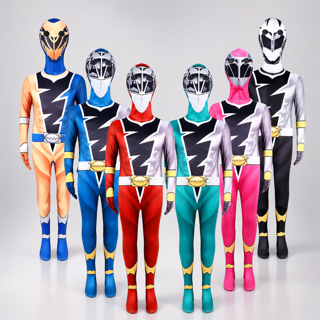 Kids Halloween Costume Jumpsuit Helmet Cosplay Outfit