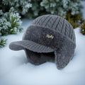 Knit Trapper Hat Ear Flap Winter Cold Weather Cap