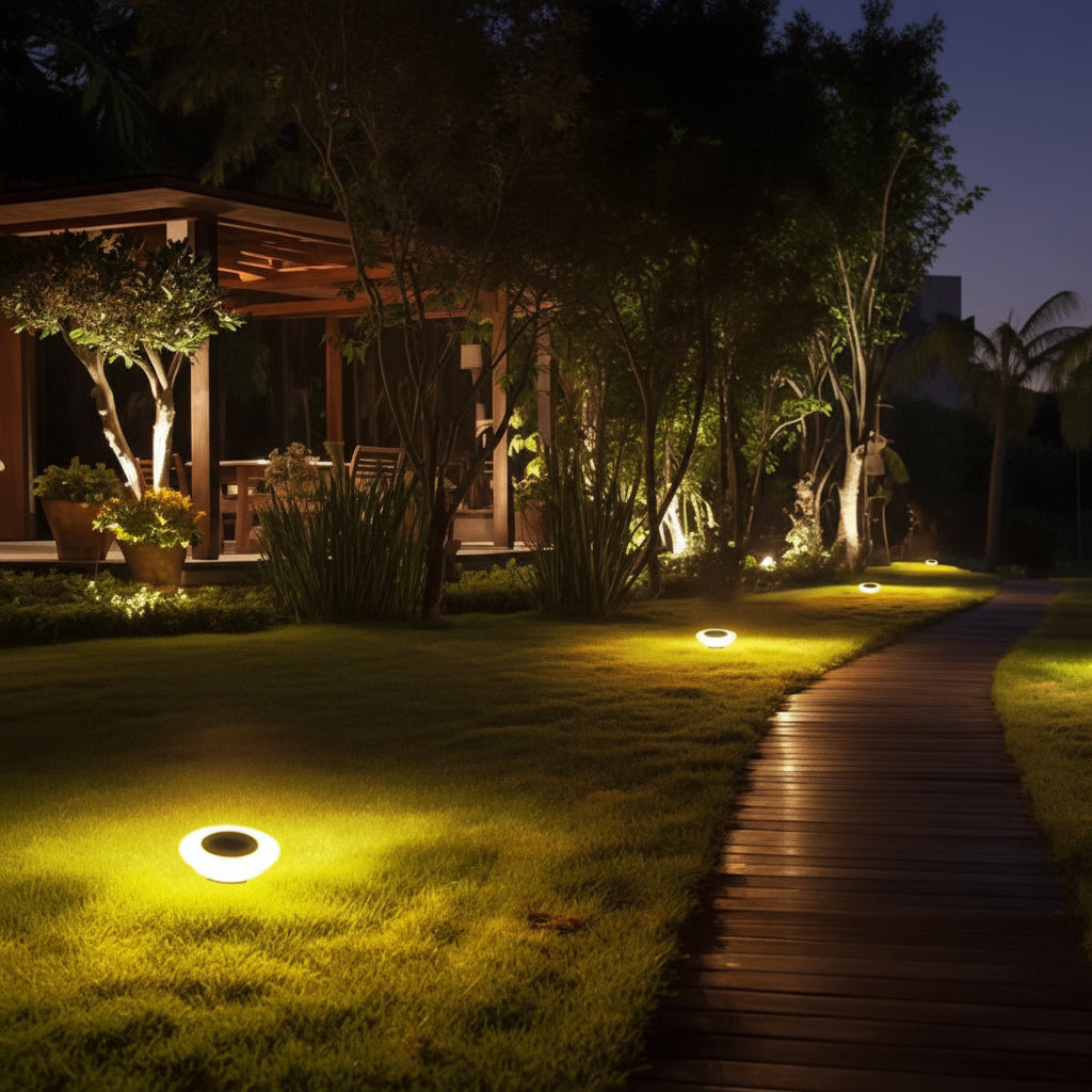 Solar Lights Outdoor Waterproof LED Garden Pathway Light