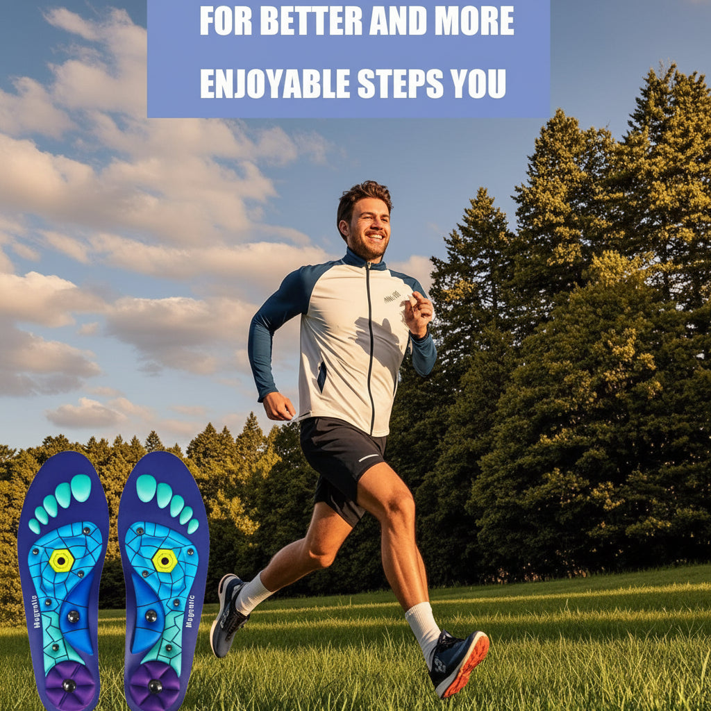 Insoles Magnetic Acupressure Arch Support Running