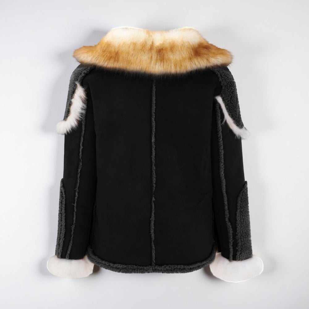 Men's Winter Coat Oversized Heavy Collar Jacket Outerwear