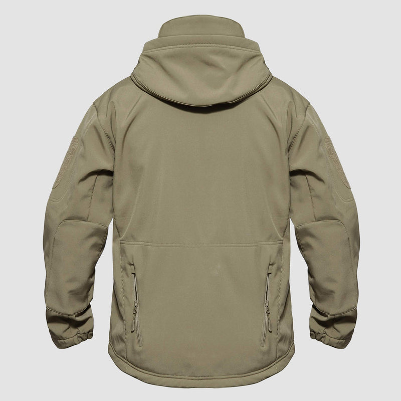 Men's Lightweight Waterproof Tactical Softshell Jacket - Breathable & Durable Outdoor Gear for Hiking, Camping, and Adventure Activities