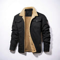 Men's Jacket Bomber Sherpa Lined Winter Coat
