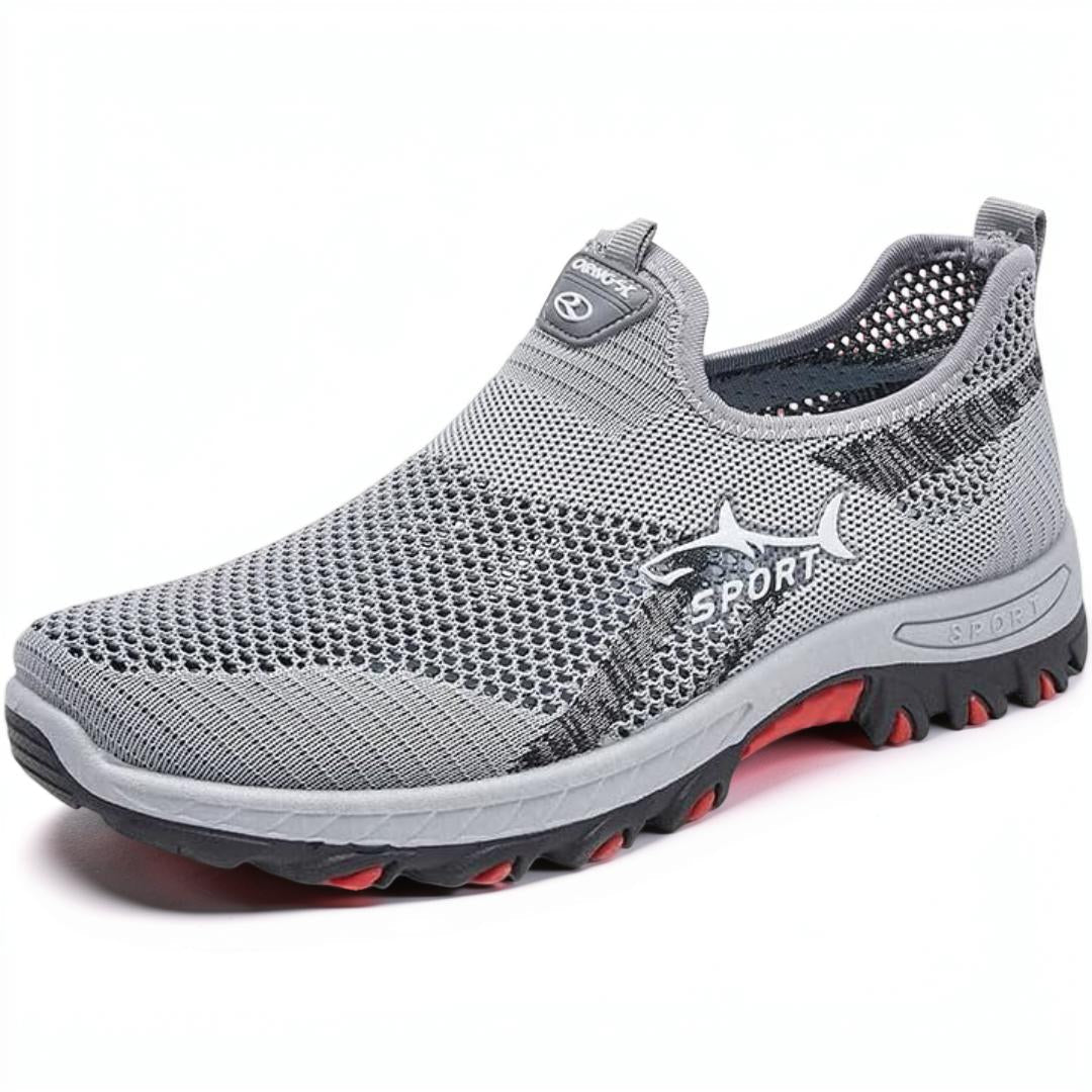 Men's Walking Shoes Slip On Mesh Casual Sneakers
