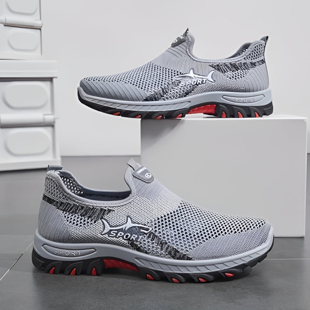 Men's Walking Shoes Slip On Mesh Casual Sneakers