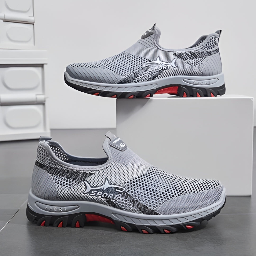 Men's Walking Shoes Slip On Mesh Casual Sneakers