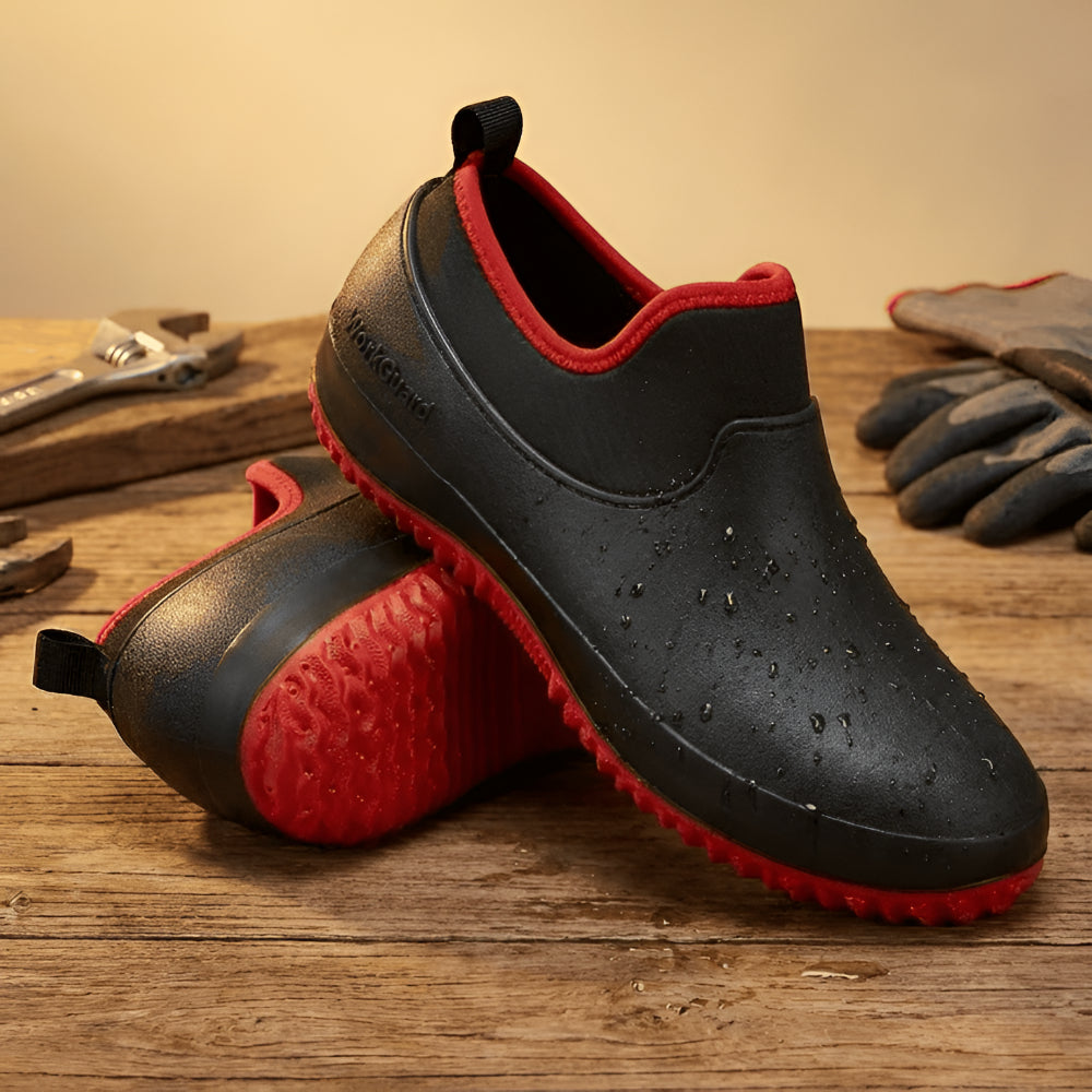 Men's Work Shoes Slip Design Non Slip Safety Footwear