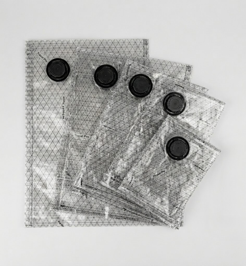 Vacuum Storage Bags Cordless Pump Travel Packing Set