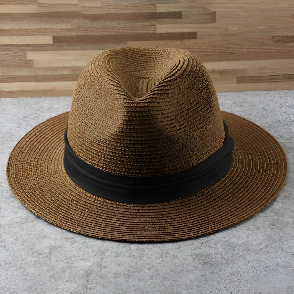 Panama Hat Wide Brim Summer Fedora