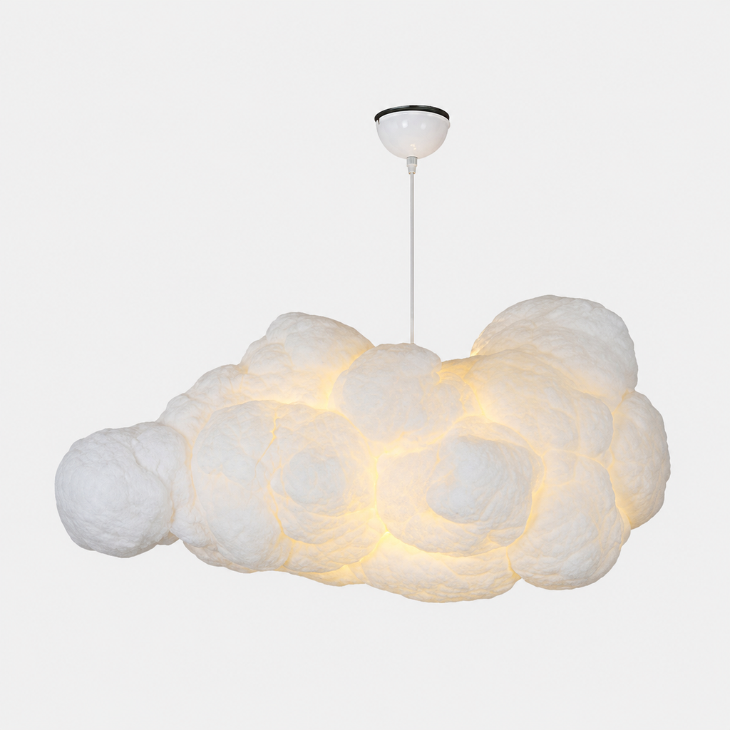Pendant Light Ceiling Lamp Modern White Cloud Chandelier
