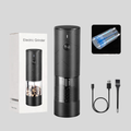 Salt Pepper Grinder Electric Rechargeable LED Light