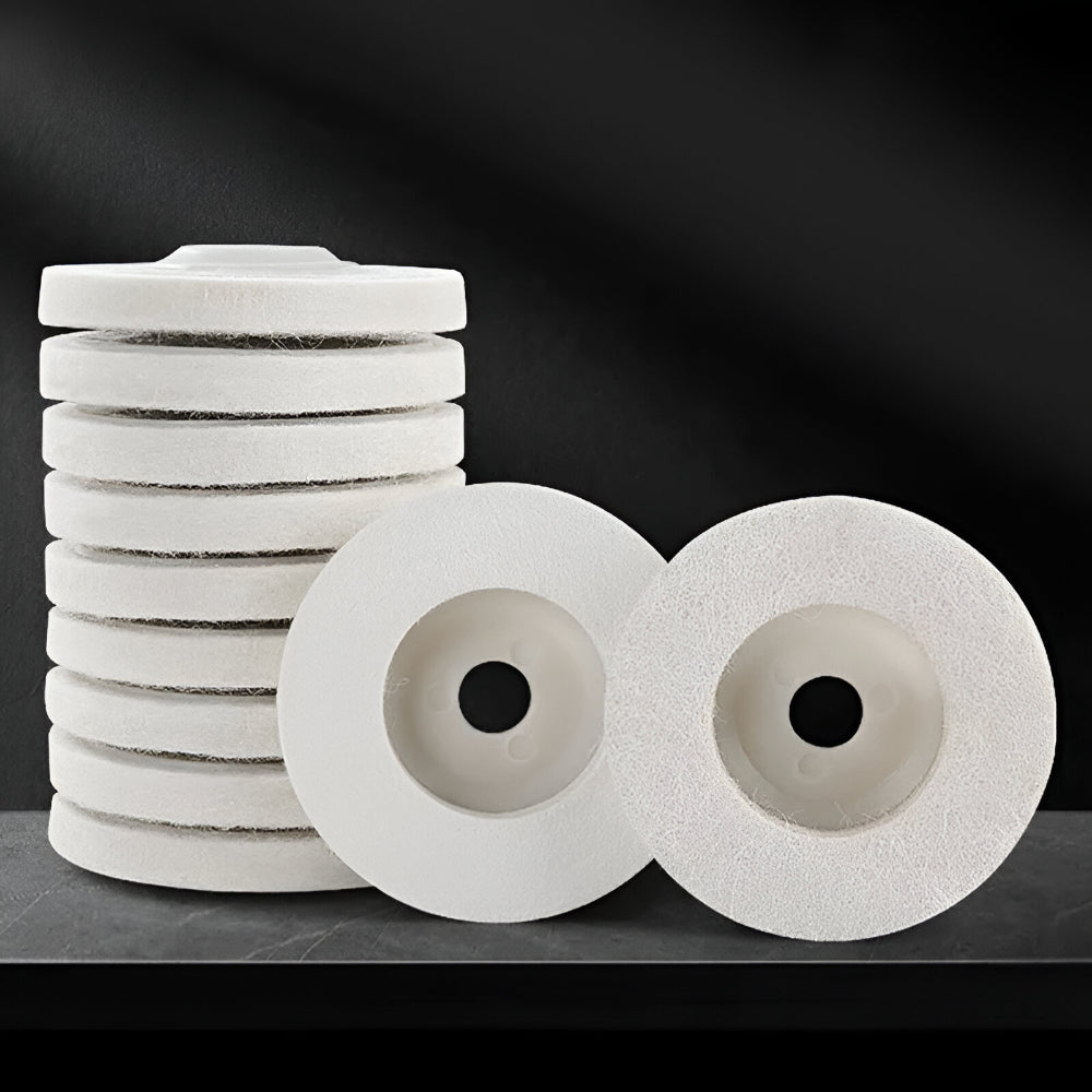 Polishing Wheel Felt Disc Grinder Surface Buffing Pad Set