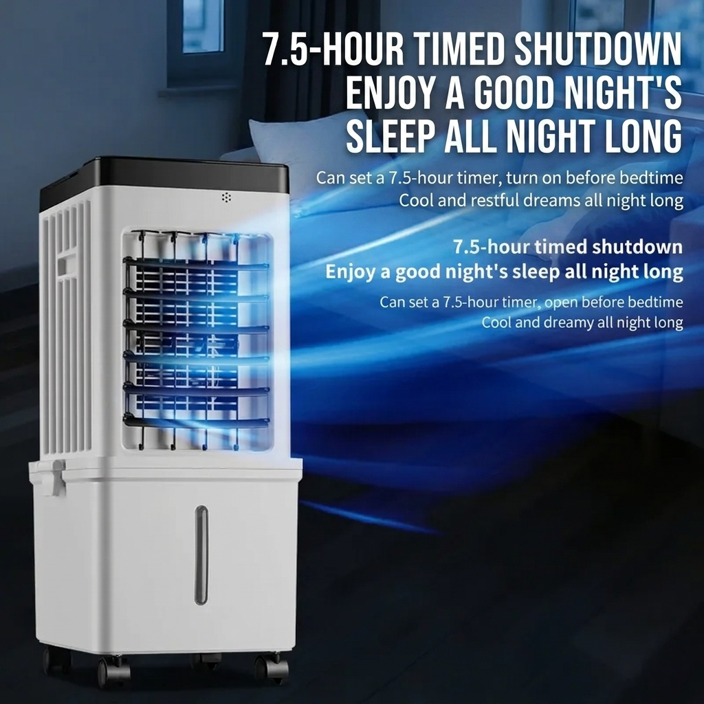 Portable Air Conditioner Cooling Fan Dehumidifier