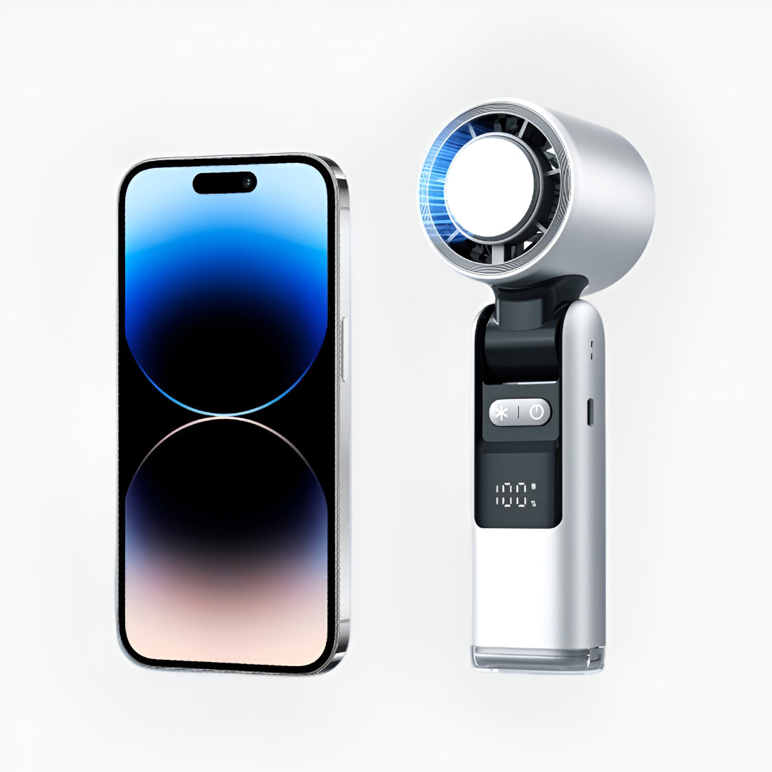 Portable Fan Handheld Cooling USB Rechargeable Travel Fan