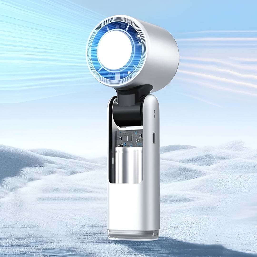 Portable Fan Handheld Cooling USB Rechargeable Travel Fan