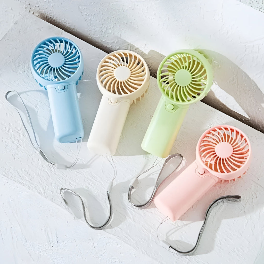 Portable Fan Mini Battery Handheld Travel Cooling Fan