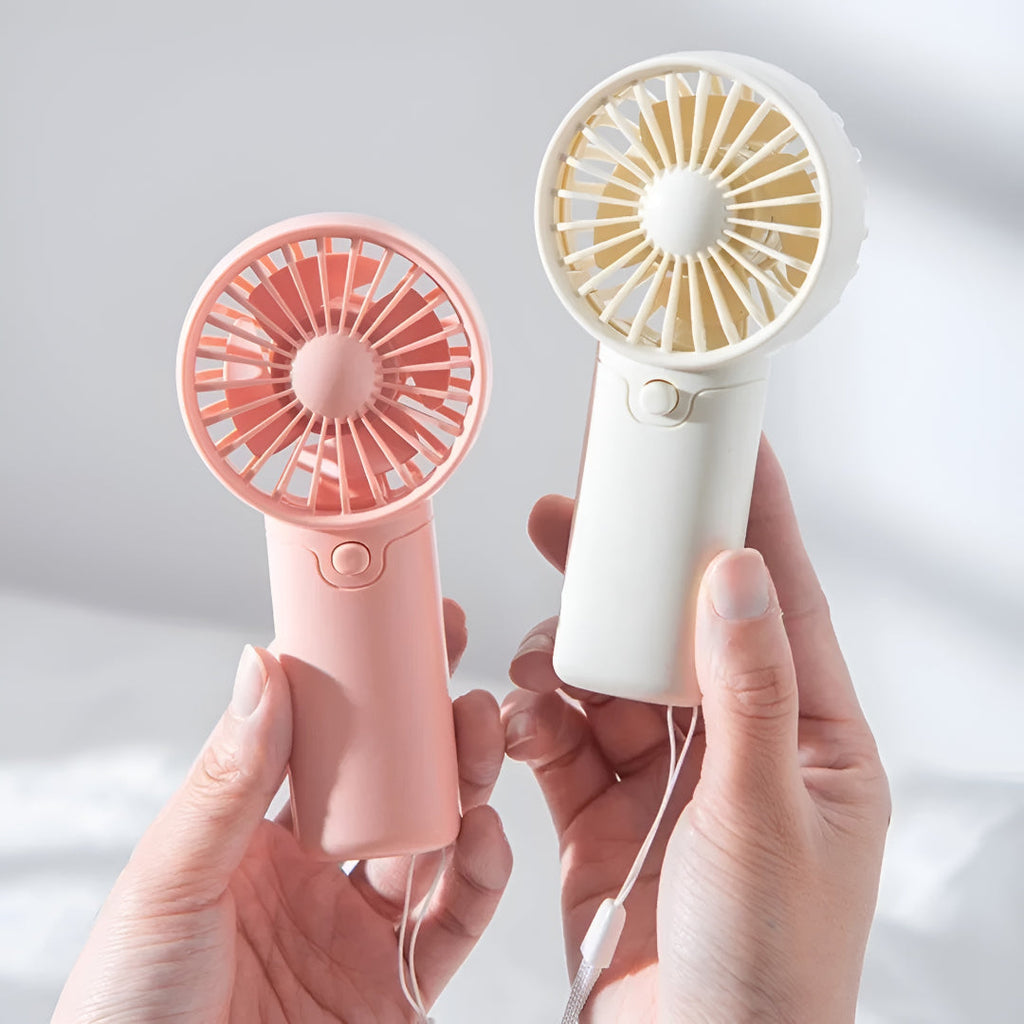 Portable Fan Mini Battery Handheld Travel Cooling Fan
